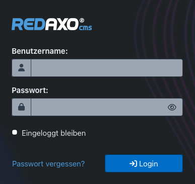 Login Maske